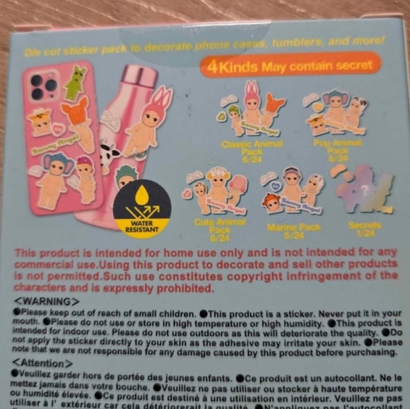 Sonny Angel Sticker Pack Blind Box - Picture 3 of 3